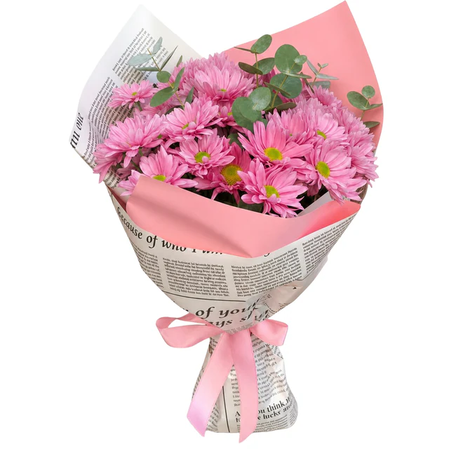 Pink Pollen Pembe Papatya Buketi — Halkalı Sevinç Çiçekçilik