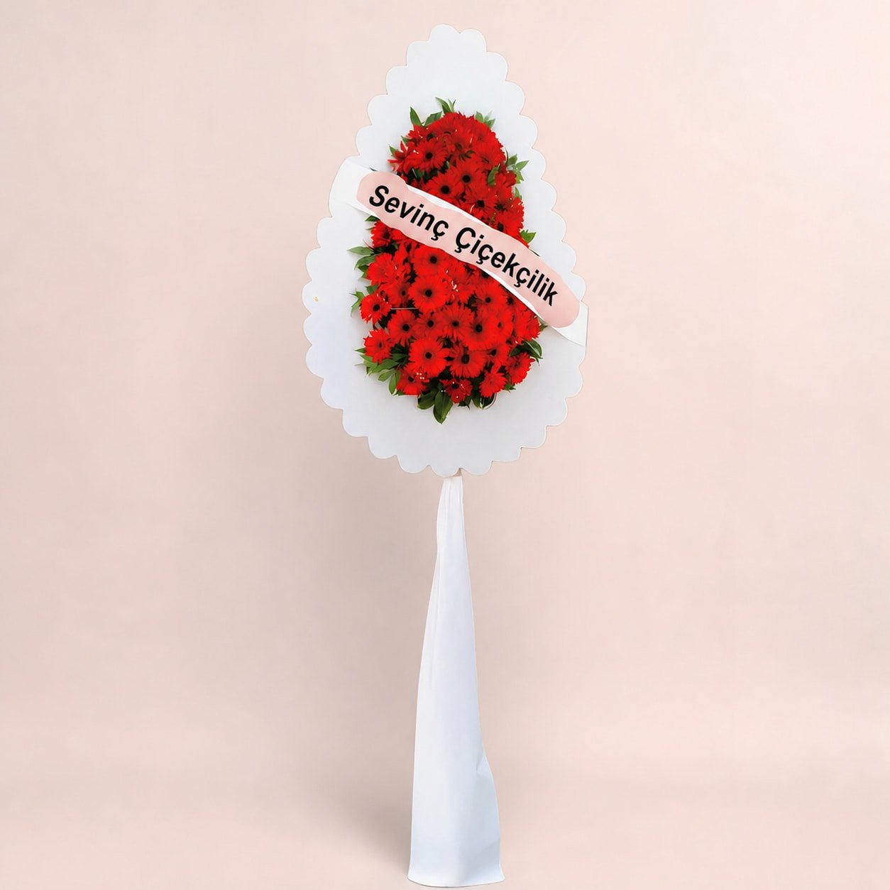 Kırmızı Gerbera Çelengi