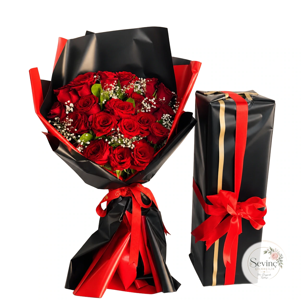 Love Parcel Kırmızı Gül Hediye Seti